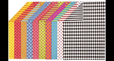 Creotime Patroonkarton 21 X 29,7 Cm 20 Stuks Multicolor