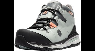 Bata WHAWOWA ADA Dames Veiligheidsschoen S3 Maat 39 - Elegante Halfhoge Bescherming in Groen-Grijs