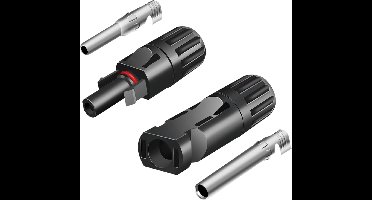 MC4 solar stekker set (man/vrouw) - IP67 connectoren - 2.5-6mm² - professionele kwaliteit- solar/zonnepaneel aansluiting