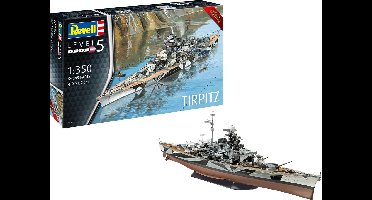 Revell Modelbouwpakket Schepen - 05096 Duits Slagschip Tirpitz - Limited Edition Plastic - 1:350 - Modelbouw