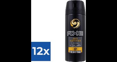 Axe Deodorant Gold Temptation 150ml - Voordeelverpakking 12 stuks