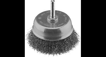 IRWIN Komstaaldraadborstel (boormachine) voor metaal, beton - fijn, diameter 75mm.