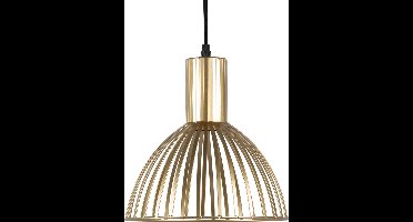 Leitmotiv Hanglamp Lignes Rond - Goud - Ø25cm - Scandinavisch,Modern - Hanglampen Eetkamer, Slaapkamer, Woonkamer