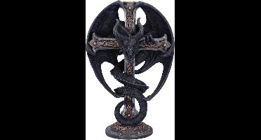 Nemesis Now - Dark Ember Gothic Draak Kaarshouder - Multicolours - zeer gedetailleerd! - (hxbxd) ca. 24.5cm x 16.2cm x 11.8cm