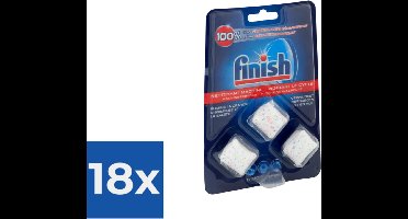 Finish Vaatwas Machinereiniger - 3 stuks - Voordeelverpakking 18 stuks