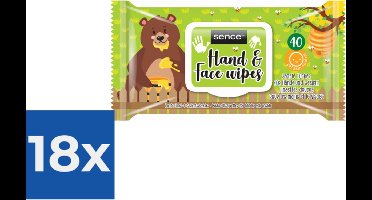 Sence Reinigingsdoekjes Gezicht & Handen 40 stuks - Voordeelverpakking 18 stuks