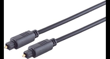 Digitale optische Toslink audio kabel - 4mm / zwart - 5 meter