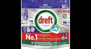 Vaatwastabletten platinum regular 115 capsules