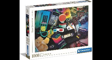 Clementoni - Puzzel - 1000 Stukjes - 80s Nostalgie - Puzzel Voor Volwassenen - High Quality Collection