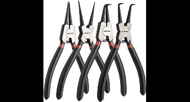 Seegerring tangen set - 4 stuks - Intern / extern