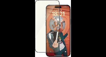 PanzerGlass Screenprotector geschikt voor Apple iPhone 15 Plus Glazen | PanzerGlass Ultra-Wide Fit Screenprotector Anti-Glare - Case Friendly + Installatie Frame