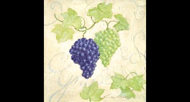 Kunstdruk Moore Linda - Grape 30x30cm