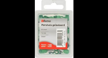 Pershuls geisoleerd 6mm² 12mm - 100st in doosje