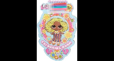 Kleurboek LOL - L.O.L surprise - met stickers - inclusief 4 stiften - kleurboek meisjes - lol - knutselen meisjes - L.O.L. Surprise!