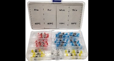 Weber Tools 120 delig assortiment soldeerhulzen in wit, rood, blauw en geel