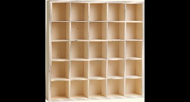 SHELF 25 SPACES 41,5X41,5X8CM