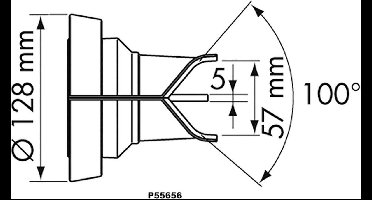 Plastimo Asondersteuning Voor Minicompetitie Zilver 57 mm