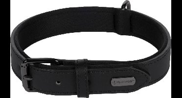 Hond Halsband met neopreen Binti Zwart M / L 38-48cm 25mm
