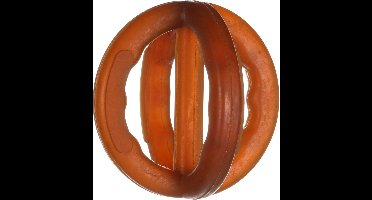 Flamingo Rubba - Speelgoed Honden - Hs Rubber Rubba Cross Ball Bruin 14x11x11cm - 1st - 137988 - 1st