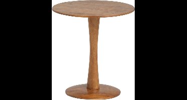 Bijzettafel Flare Ø55 cm hoog - Bruin