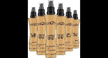 Got2b Guardian Angel - Haarstyling - Heatspray - Hittebescherming - 96u Pluiscontrole - Voordeelverpakking - 6 x 200ml