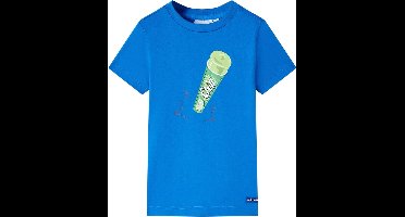 vidaXL - Kindershirt - 116 - felblauw