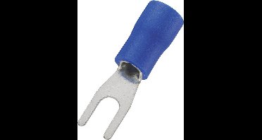 TRU COMPONENTS 737932 Vorkkabelschoen 1.50 mm² 2.50 mm² Schachtdiameter=4.3 mm Deels geïsoleerd Blauw 100 stuk(s)