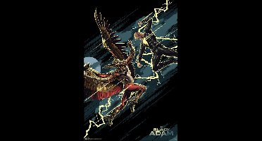 Poster DC Comics - Black Adam - vs Hawkman 61x91,5cm