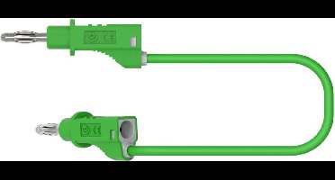 Electro PJP 2117-CD1-50V Meetsnoer [Bananenstekker - Bananenstekker] 50 cm Groen 1 stuk(s)
