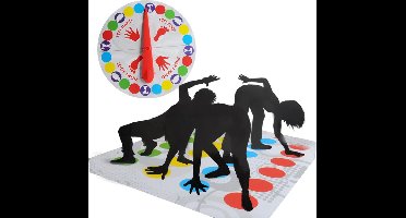 Twister Spel - Behendigheidsspel - Kinderen en Volwassenen - Twister - 2-4 personen - Familiespel