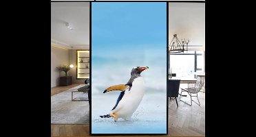Raamfolie Pinguïn - 60 x 120 cm