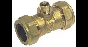 VSH Super Knel Messing knelkoppeling met ontluchter 15mm