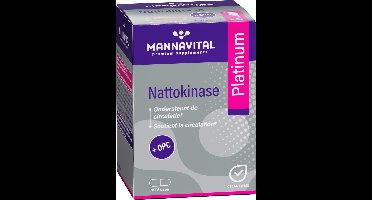 Mannavital Nattokinase platinum 90 Vegetarische capsules