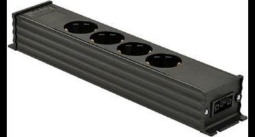 Martin Kaiser Tafelcontactdoos 4V + AC166 - monteerbaar - Zwart