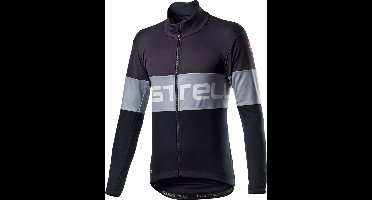 Castelli Fietsjack Lange mouwen Heren Grijs Grijs - Prologo Jacket Dark Gray Vortex Gray Light Bl - M