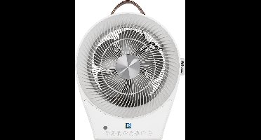 Tristar Ventilator met warmtefunctie KA-5160 Afstandsbediening en digitale bedienning - Voor kamer 25m² - Wit
