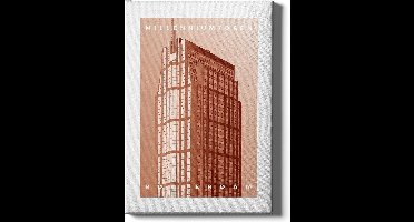 Walljar - Millenniumtoren - Muurdecoratie - Poster