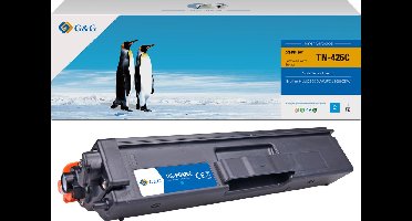 G&G TN426 toner Compatibel met Brother TN-426 Tonercartridge Cyaan 1 stuk(s) - Huismerk