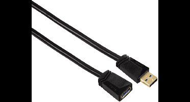 Hama 00125239 USB-kabel USB 3.2 Gen 1 (3.1 Gen 1) 1,8 m USB A Zwart