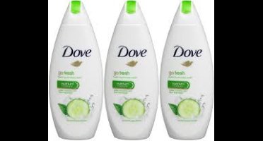 DOVE Douchegel -  Go Fresh Touch - Voordeelverpakking 3 x 250 ml