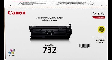 Canon 732Y - Tonercartridge / Geel