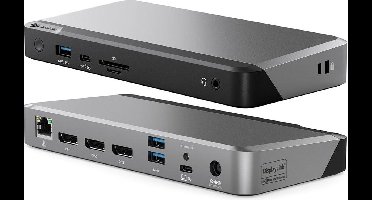Alogic Universal Triple 4K Docking Station with 100W Power Delivery PRIME DX3 Dock