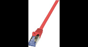 LogiLink Cat6a S/FTP, 2m netwerkkabel S/FTP (S-STP) Rood
