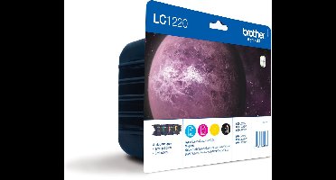 Brother LC-1220VALBPDR - Inktcartridge / Zwart / Geel / Magenta / Cyaan