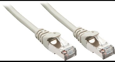 LINDY 48349 RJ45 Netwerkkabel, patchkabel CAT 5e F/UTP 20.00 m Grijs Snagless 1 stuk(s)