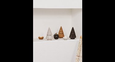 Theelichthouder Kerstbal - Zwart