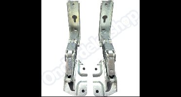 Scharnier Set geschikt voor Whirlpool, Indesit 481231018672 | 488000636783 | C00636783 Hettich 3905 5.0