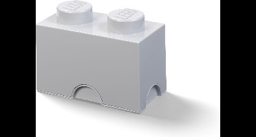 Lego - Opbergbox Brick 2 - Polypropyleen - Grijs