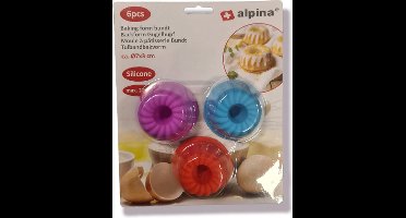 Gietvorm zeep, cupcake vorm mini tulband 6dt, Kindercrea