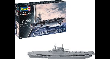 Revell Modelbouwpakket Schepen - 05824 USS Enterprise CV-6 Ship Plastic - 1:1200 - Modelbouw